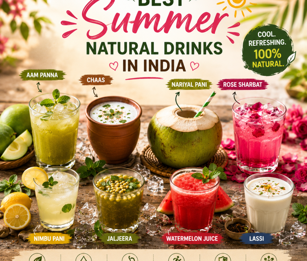 Best Summer Natural Drinks in India (And Why They Matter)